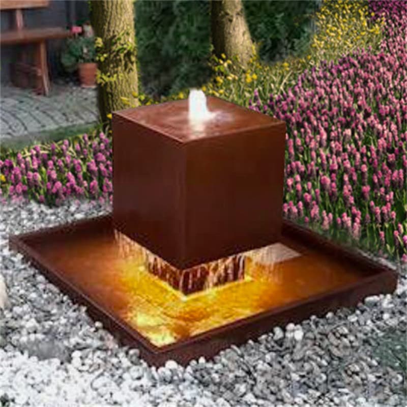 <h3>WF28-Nature Style Corten Rainfall Fountain For Sale</h3>
